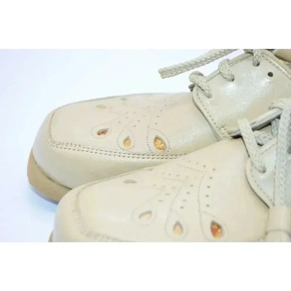 P. W. Minor Orthopedic Beige Lace Up Comfort Shoe